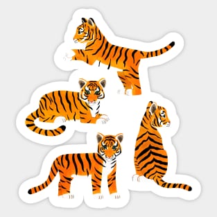 Tiger Cubs Sticker